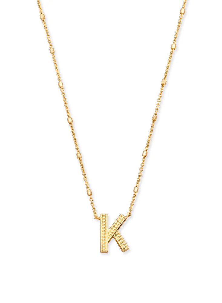 Kendra Scott: Letter Pendent Necklace - Obsession Boutique