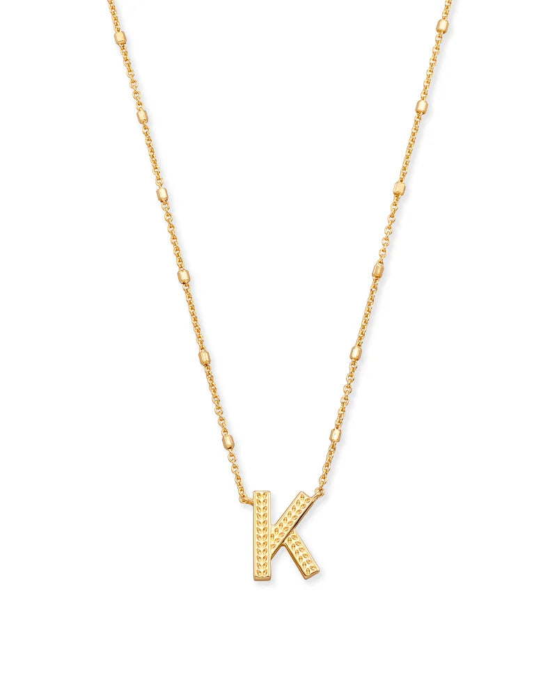 Kendra Scott: Letter Pendent Necklace - Obsession Boutique