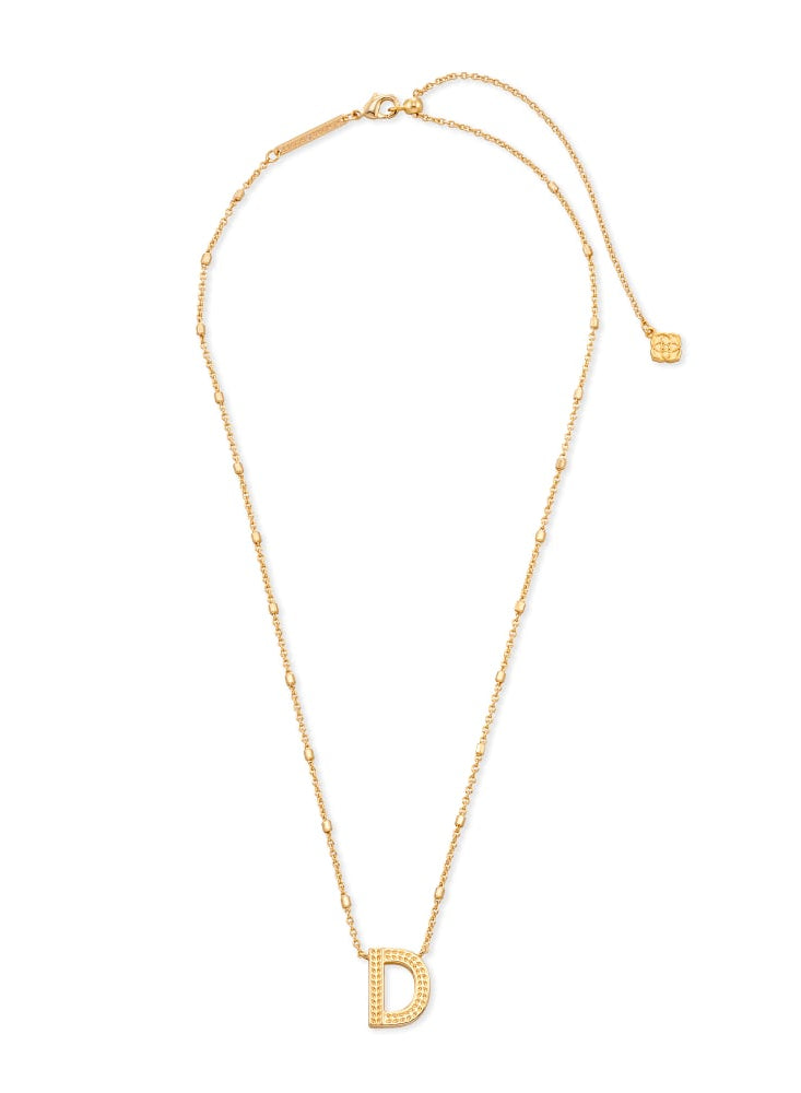 Kendra Scott: Letter Pendent Necklace - Obsession Boutique