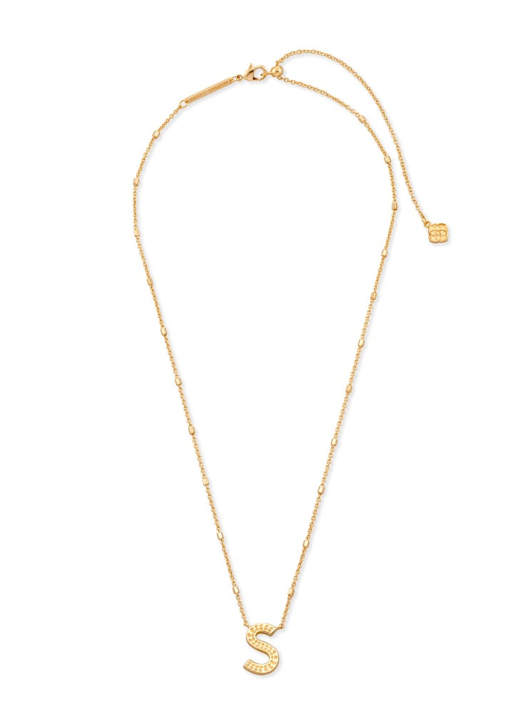 Kendra Scott: Letter Pendent Necklace - Obsession Boutique