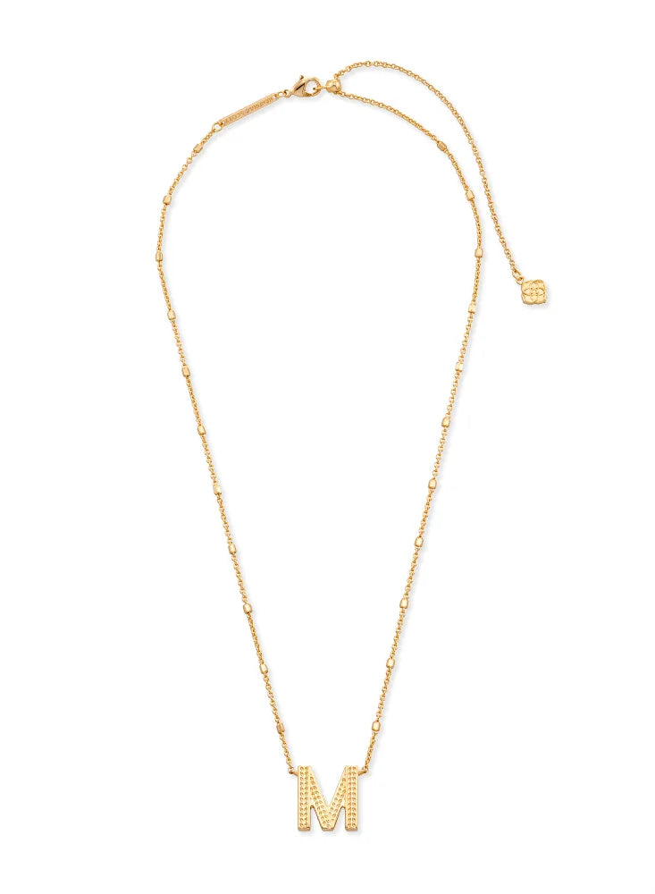 Kendra Scott: Letter Pendent Necklace - Obsession Boutique