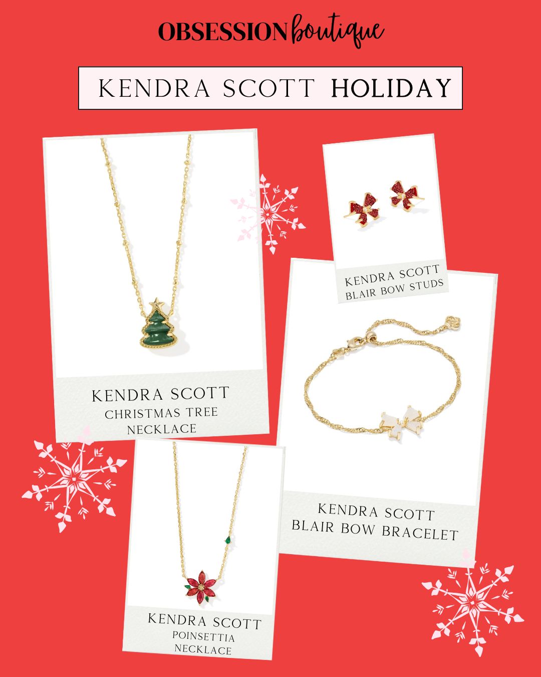 Celebrate the Holidays with Kendra Scott at Obsession Boutique