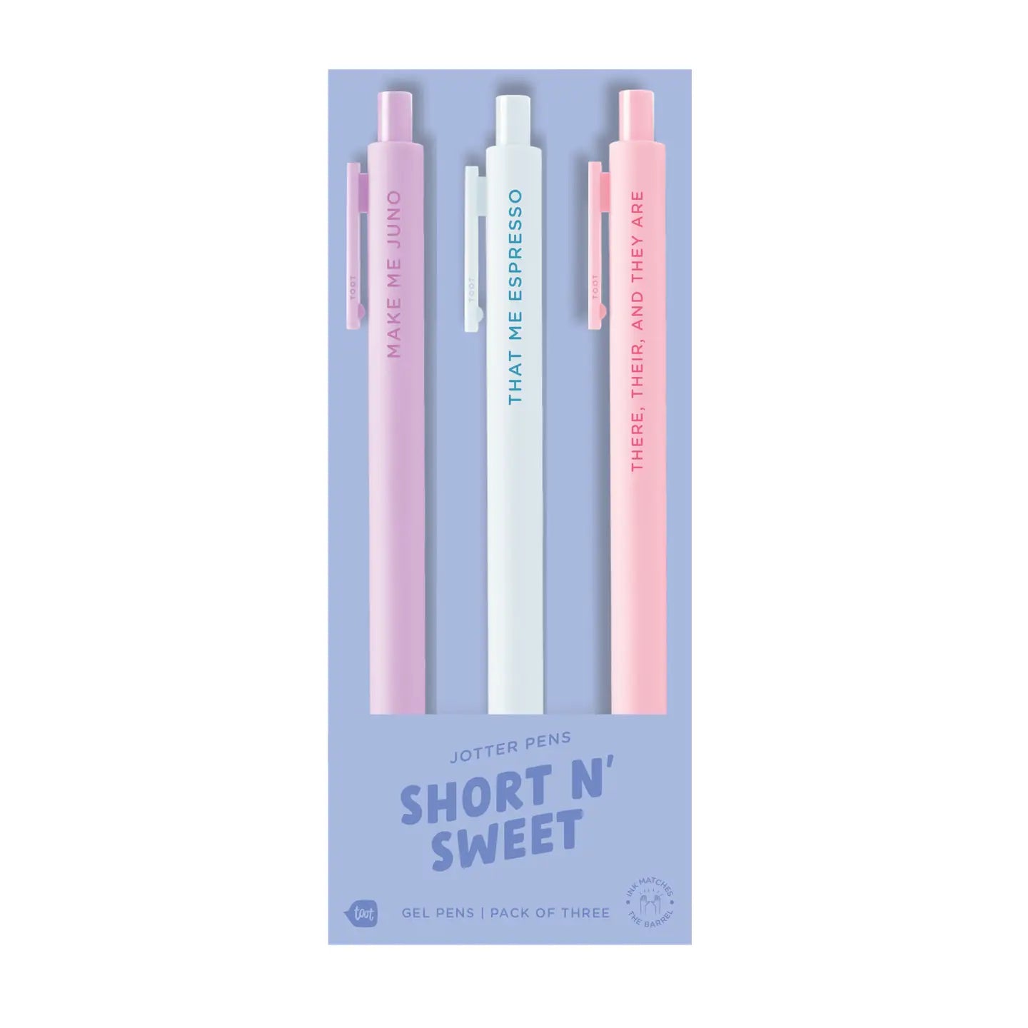 Talking Out Of Turn: Jotter 3 Pack Pens - Obsession Boutique