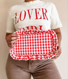 Gingham Frilly Bags - Obsession Boutique