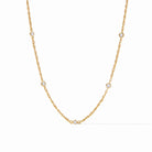 Julie Vos: Celeste Delicate Station Necklace - Obsession Boutique