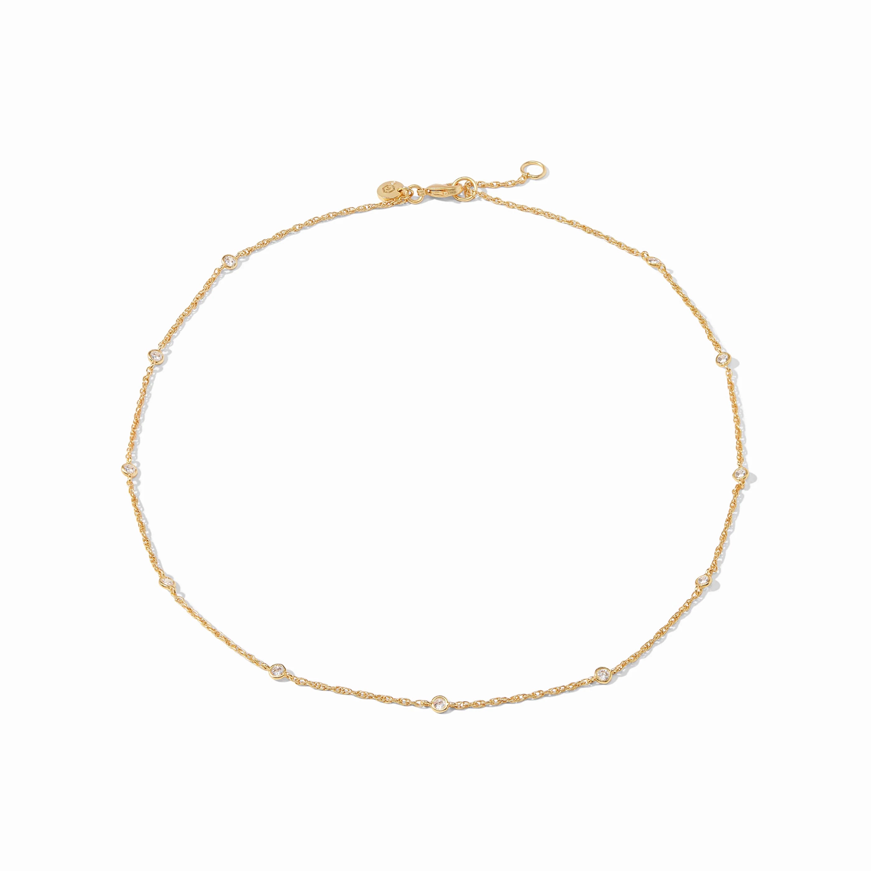 Julie Vos: Celeste Delicate Station Necklace - Obsession Boutique