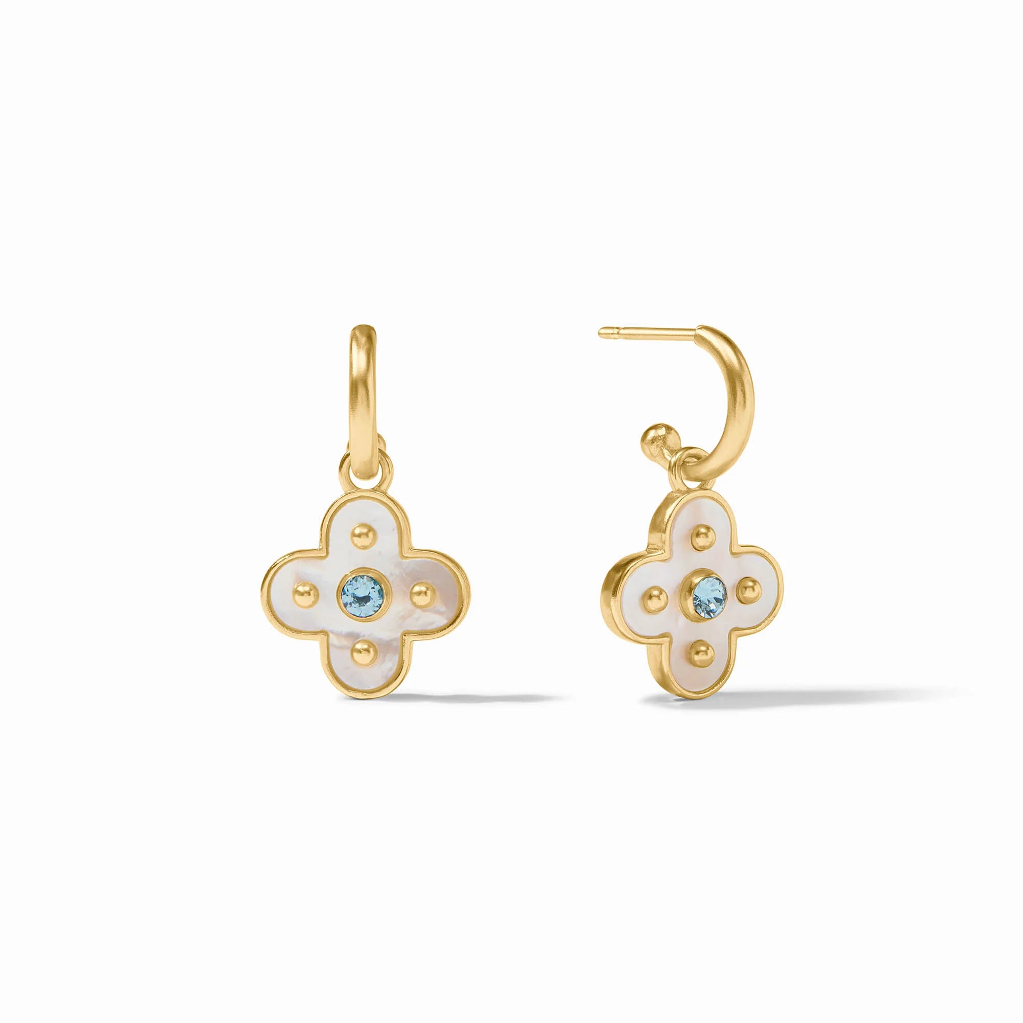 Julie Vos: Colette Hoop & Charm Earring - Obsession Boutique