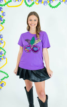 Carnival Purple Crew Neck Shirt - Obsession Boutique
