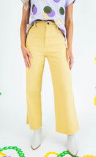 Mardi Gras Stretch Wide Leg Jeans - Obsession Boutique