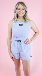 Lulu Mac: DD - Tank Lavender - Obsession Boutique