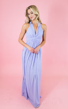 Liliana Twisted Chiffon Formal Dress - Lilac - Obsession Boutique