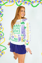 All Things Mardi Gras Sweatshirt - Obsession Boutique