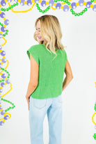 Relaxed Slub Knit Sweater - Obsession Boutique