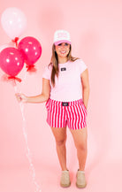 Lulu Mac: Babydoll Top - Pink - Obsession Boutique