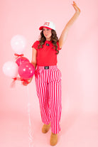 Lulu Mac: Babydoll Top - Red - Obsession Boutique