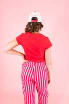 Lulu Mac: Babydoll Top - Red - Obsession Boutique