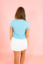 Lulu Mac: Babydoll Top - Blue - Obsession Boutique