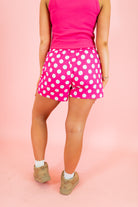 Lulu Mac: Polka Dot Boxer Shorts - Hot PInk - Obsession Boutique