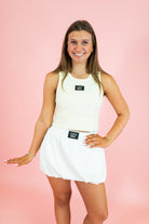 Lulu Mac: DD - Tank Ivory - Obsession Boutique