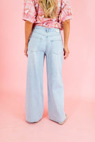 Baggy Straight Linen Jeans - Obsession Boutique