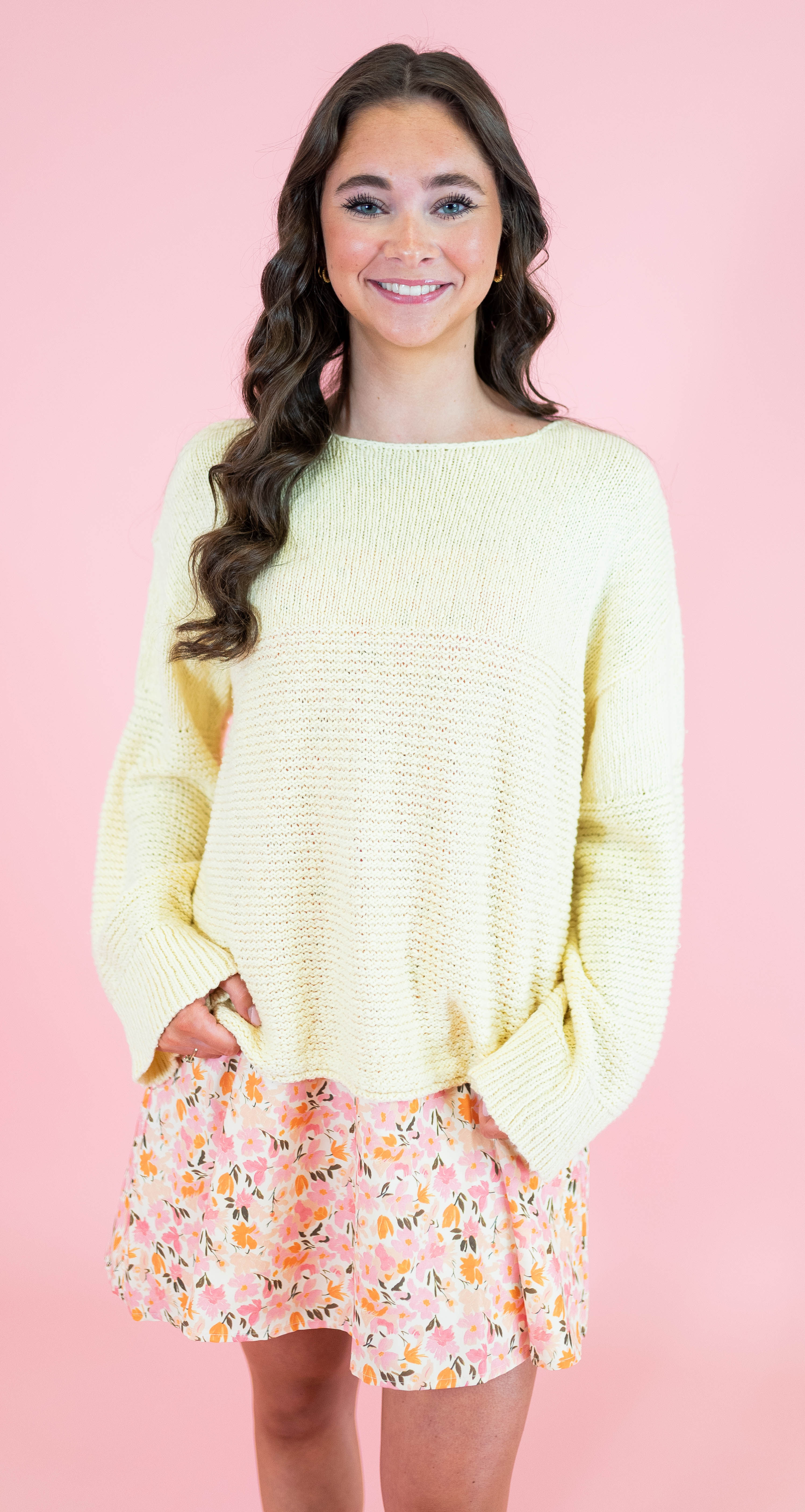 Textured Boat Neck Sweater - Obsession Boutique