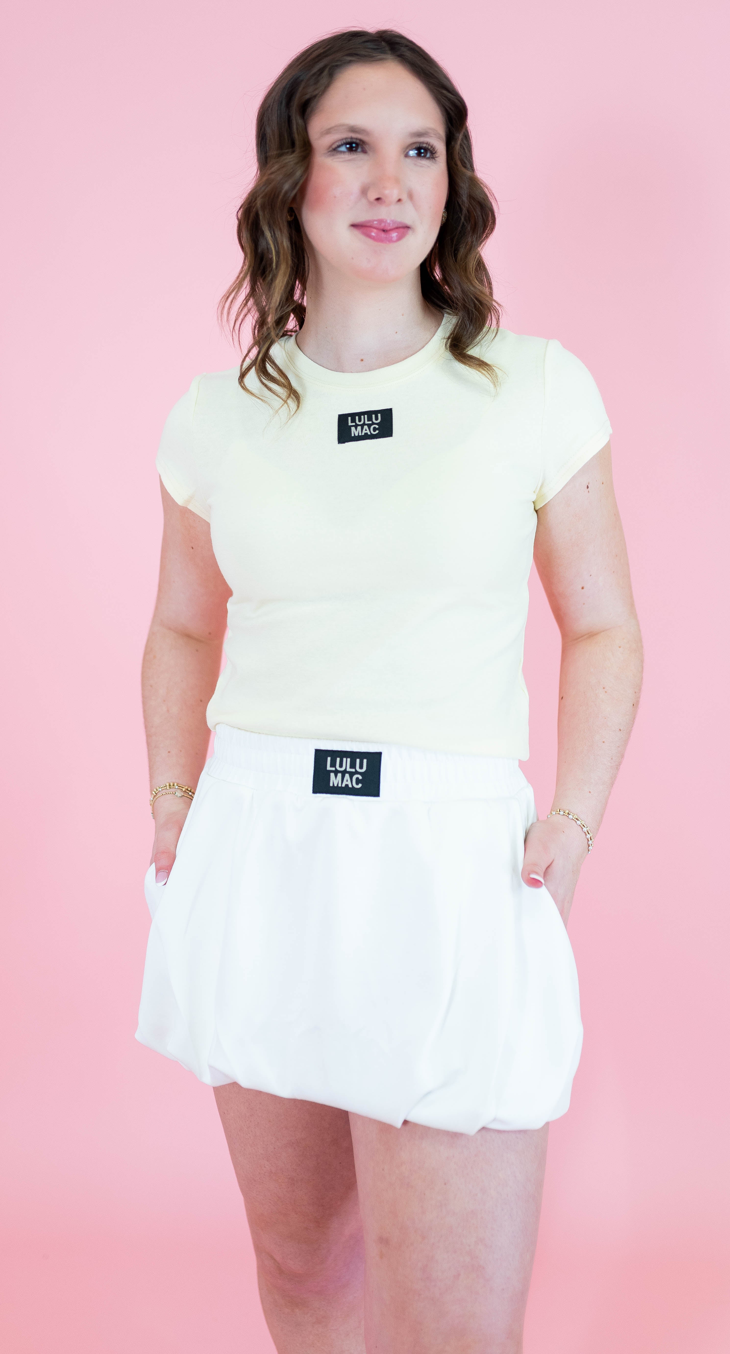 Lulu Mac: Babydoll Top - Butter - Obsession Boutique