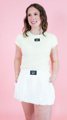 Lulu Mac: Babydoll Top - Butter - Obsession Boutique