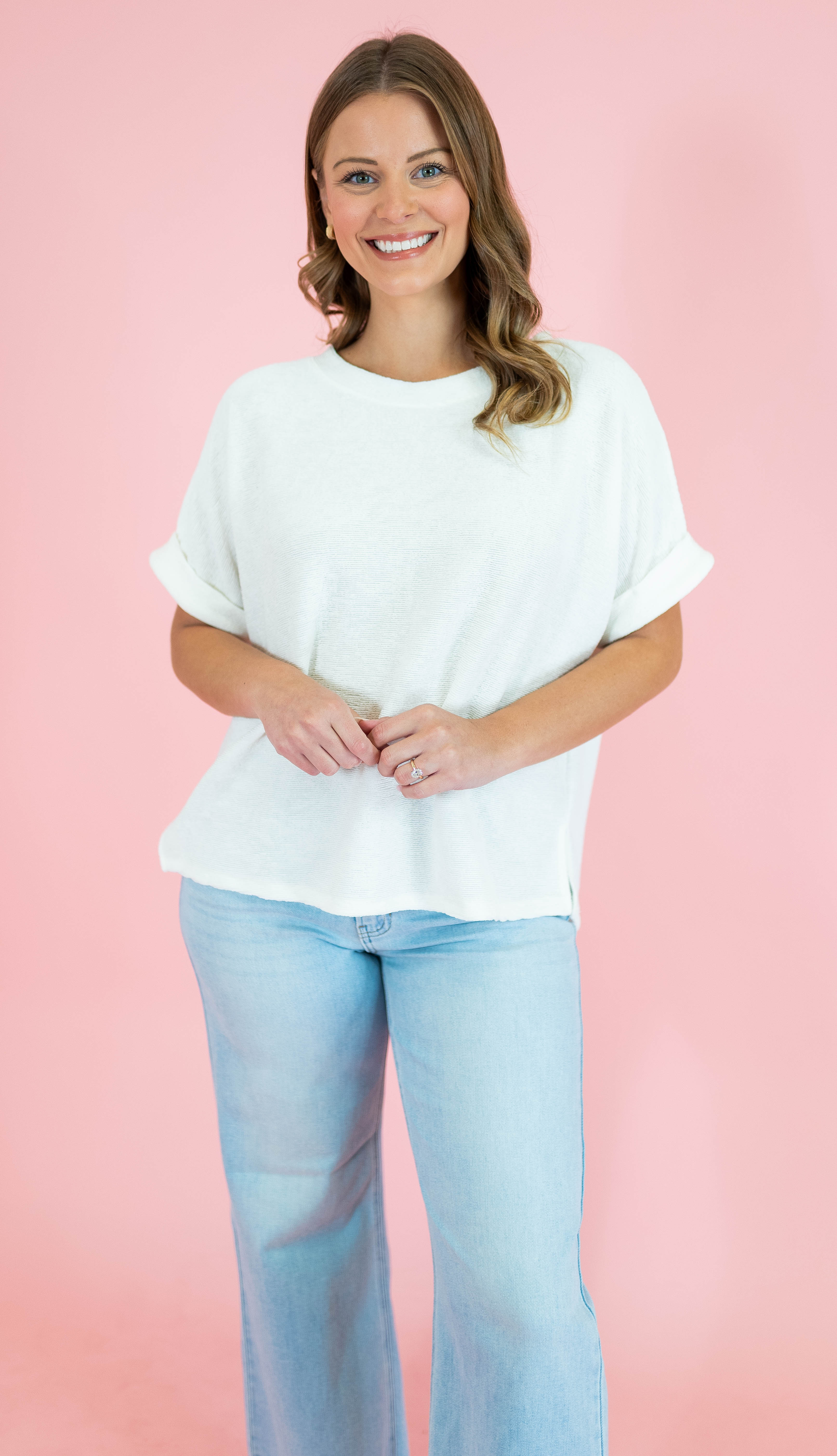 Oversized Dolman Sleeve Knit Top - Obsession Boutique