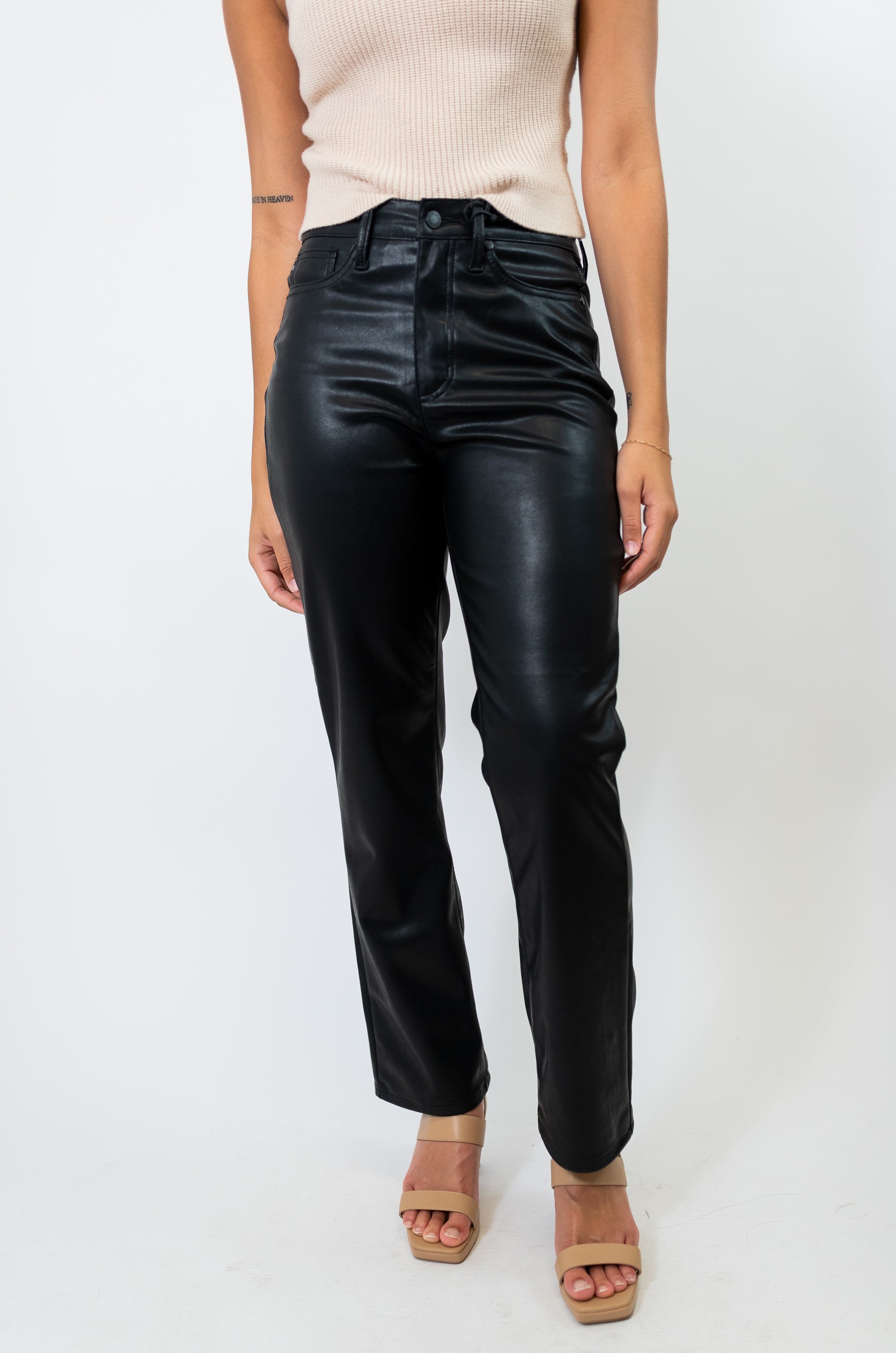 Women's Leather Trousers - Judy