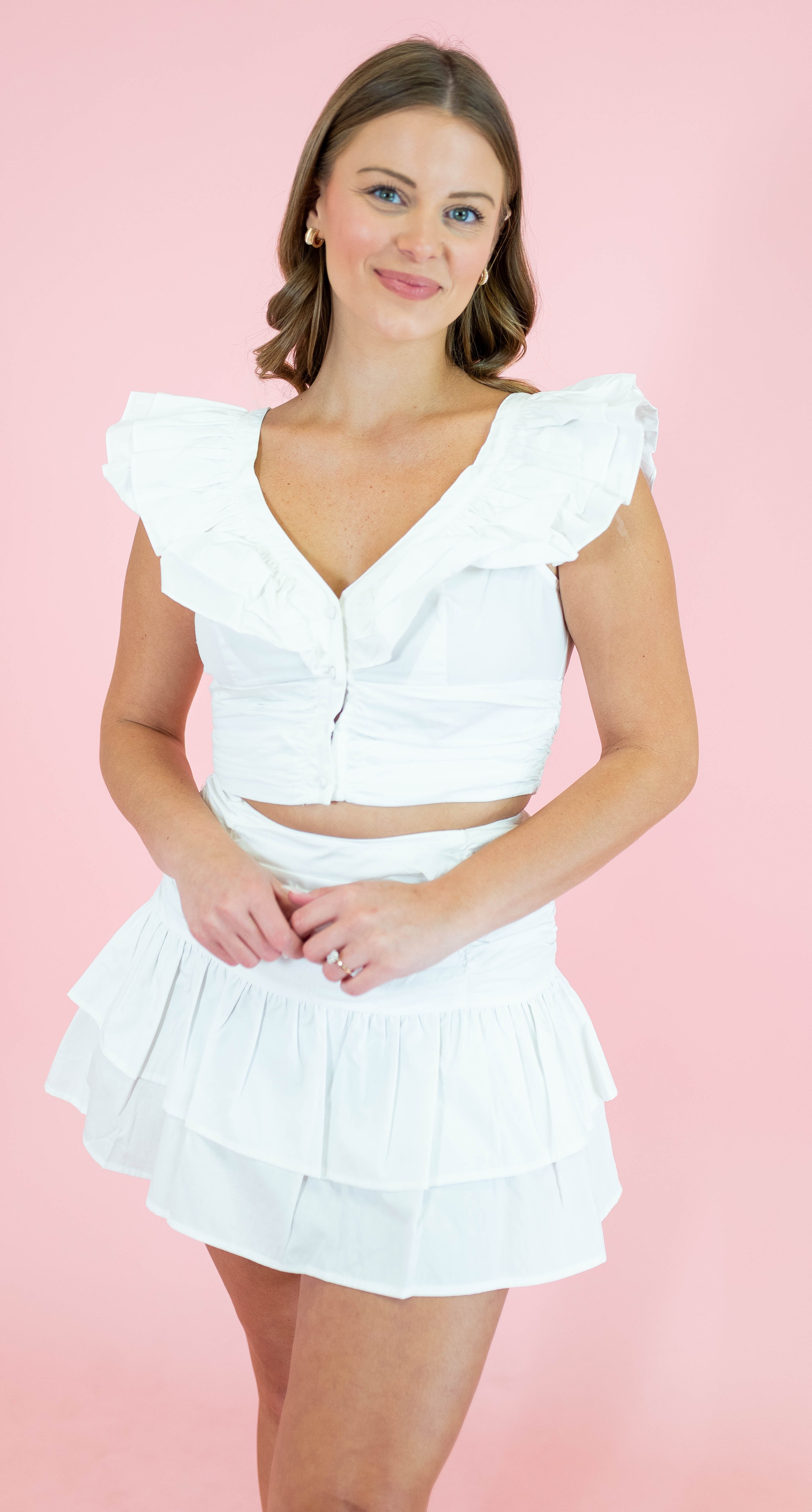 The Cloud Nine Ruched Set - Obsession Boutique