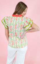 Blooming Breeze Flutter Sleeve Top - Obsession Boutique