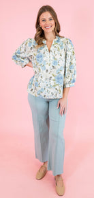 Front Seam High Rise Wide Leg Pants - Obsession Boutique