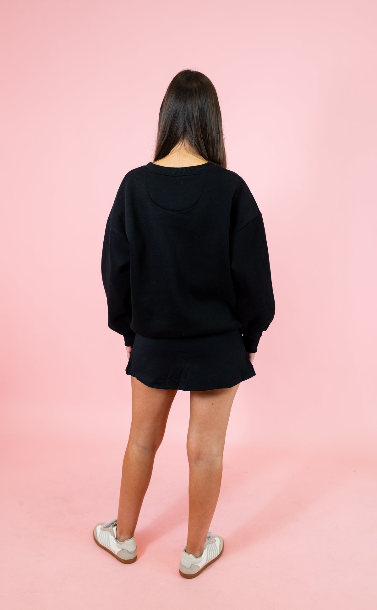 Lulu Mac: Black & Yellow Stitch Sweatshirt - Obsession Boutique