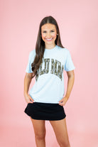 Lulu Mac: Mossy Oak Bottomland Tee - Chambray - Obsession Boutique