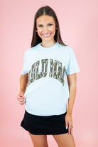 Lulu Mac: Mossy Oak Bottomland Tee - Chambray - Obsession Boutique