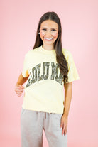Lulu Mac: Mossy Oak Bottomland Tee - Butter - Obsession Boutique