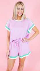 Drawstring Elastic Waist Spring Shorts - Obsession Boutique