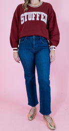 Straight Leg Jeans - Dark Denim - Obsession Boutique