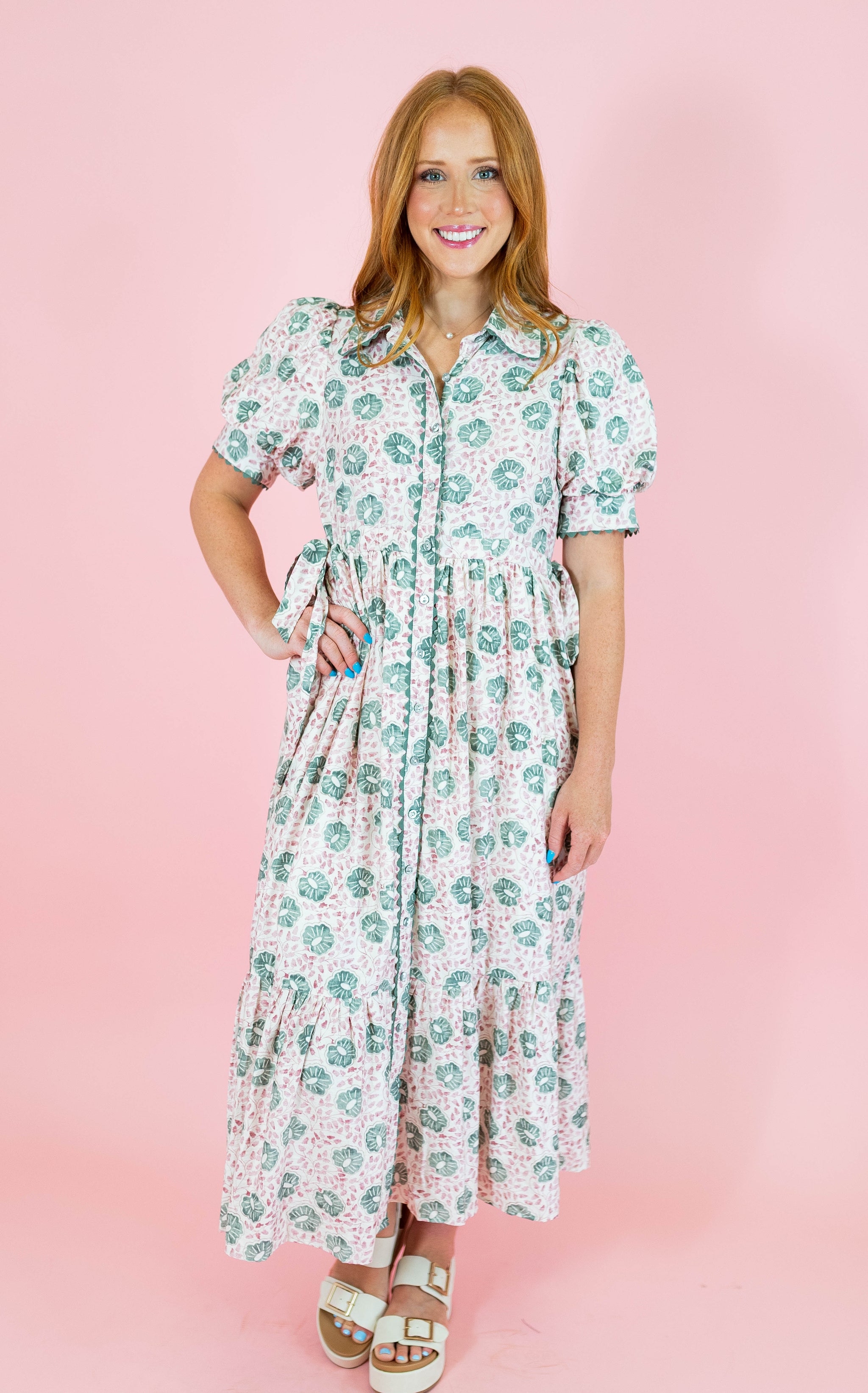 green emerald velvet dress PRETTYGARDEN Women's Summer Button Down Shirt Dress Short Puffy Sleeve  Tiered Ruffle Flowy Long Maxi Dresses (Army Green,Small) at Amazon Women's  Clothing store main image 0