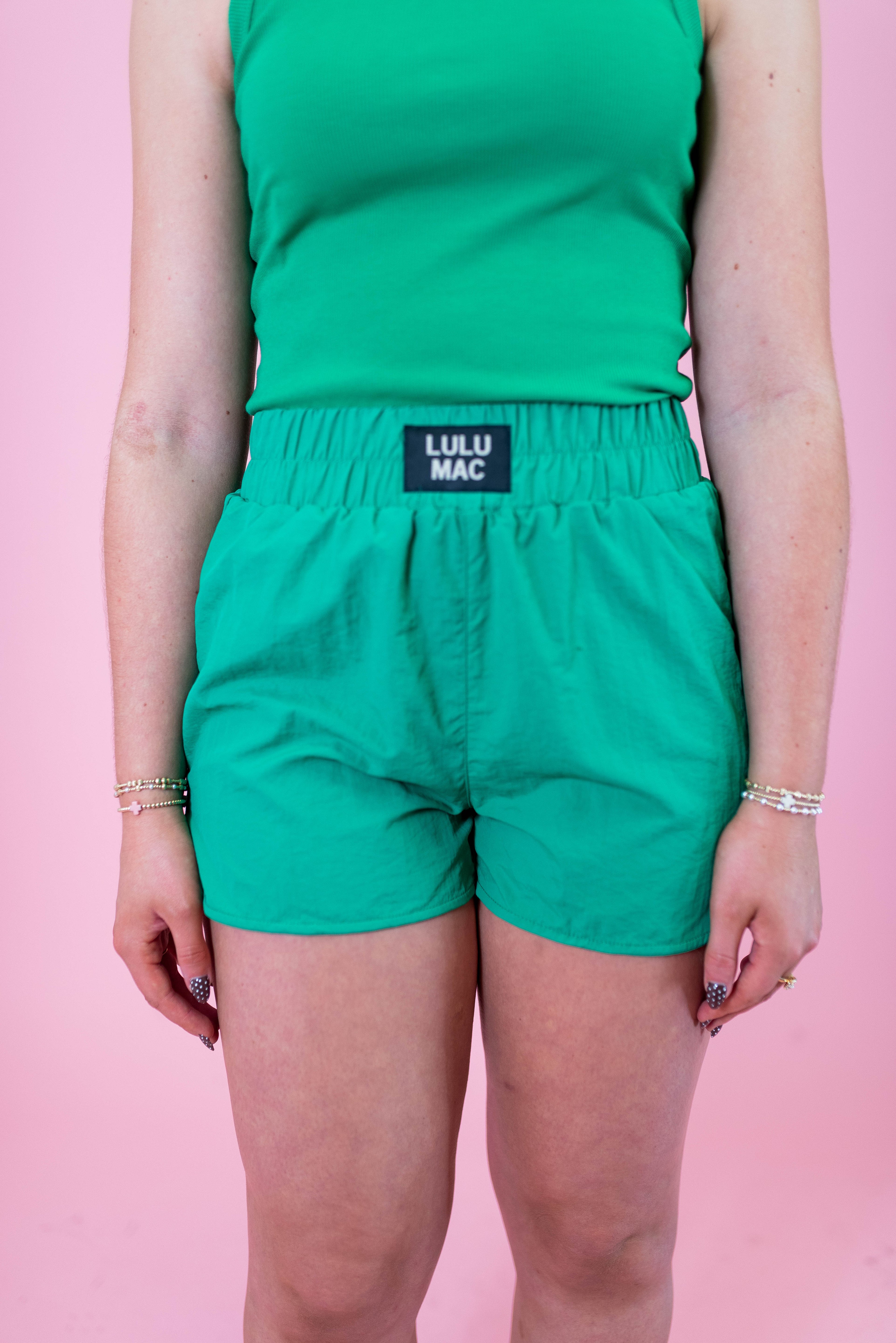 Lulu Mac: DD - Shorts Green - Obsession Boutique