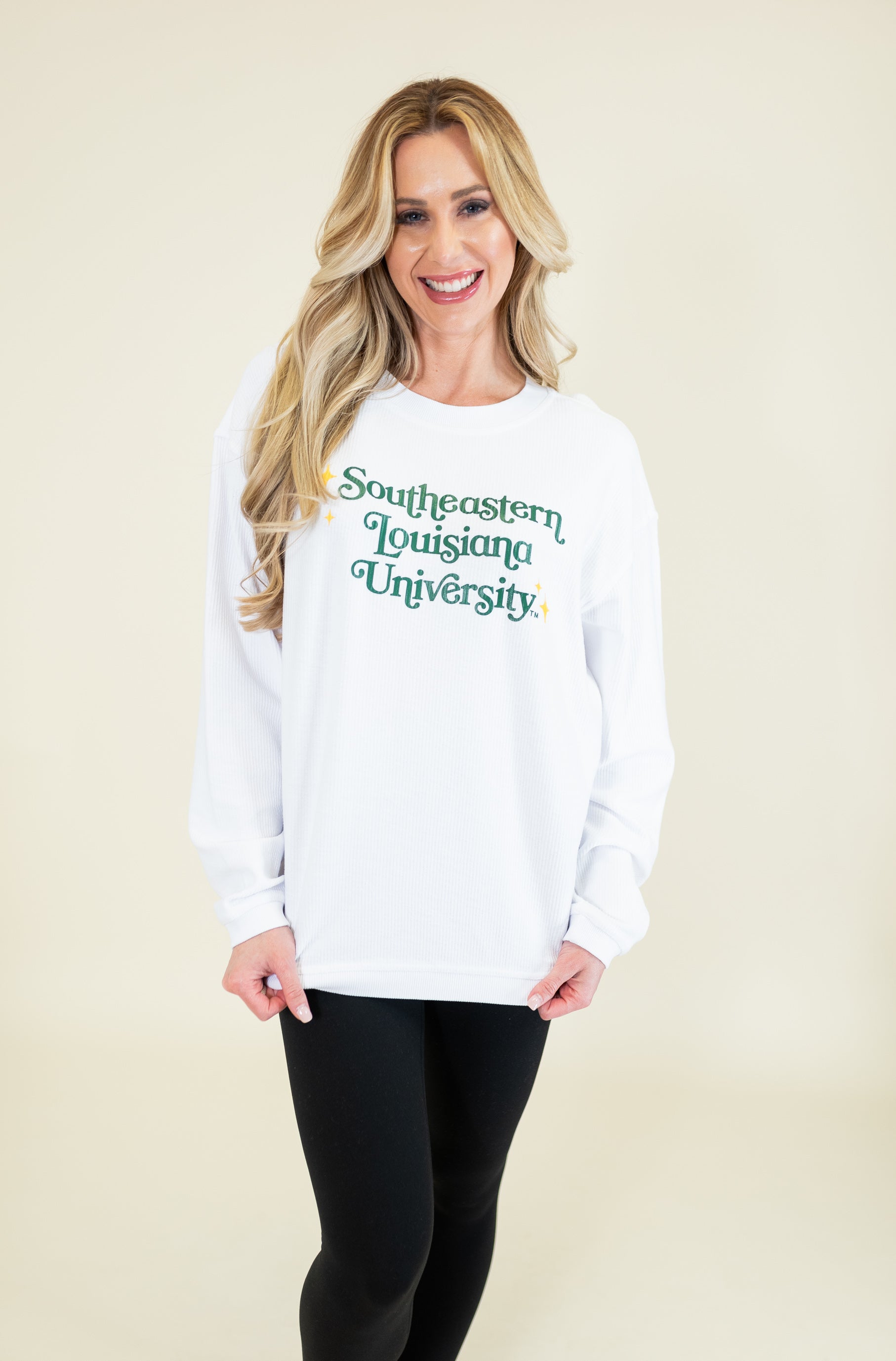 Southeastern Louisiana University Sparkle Corded Sweatshirt