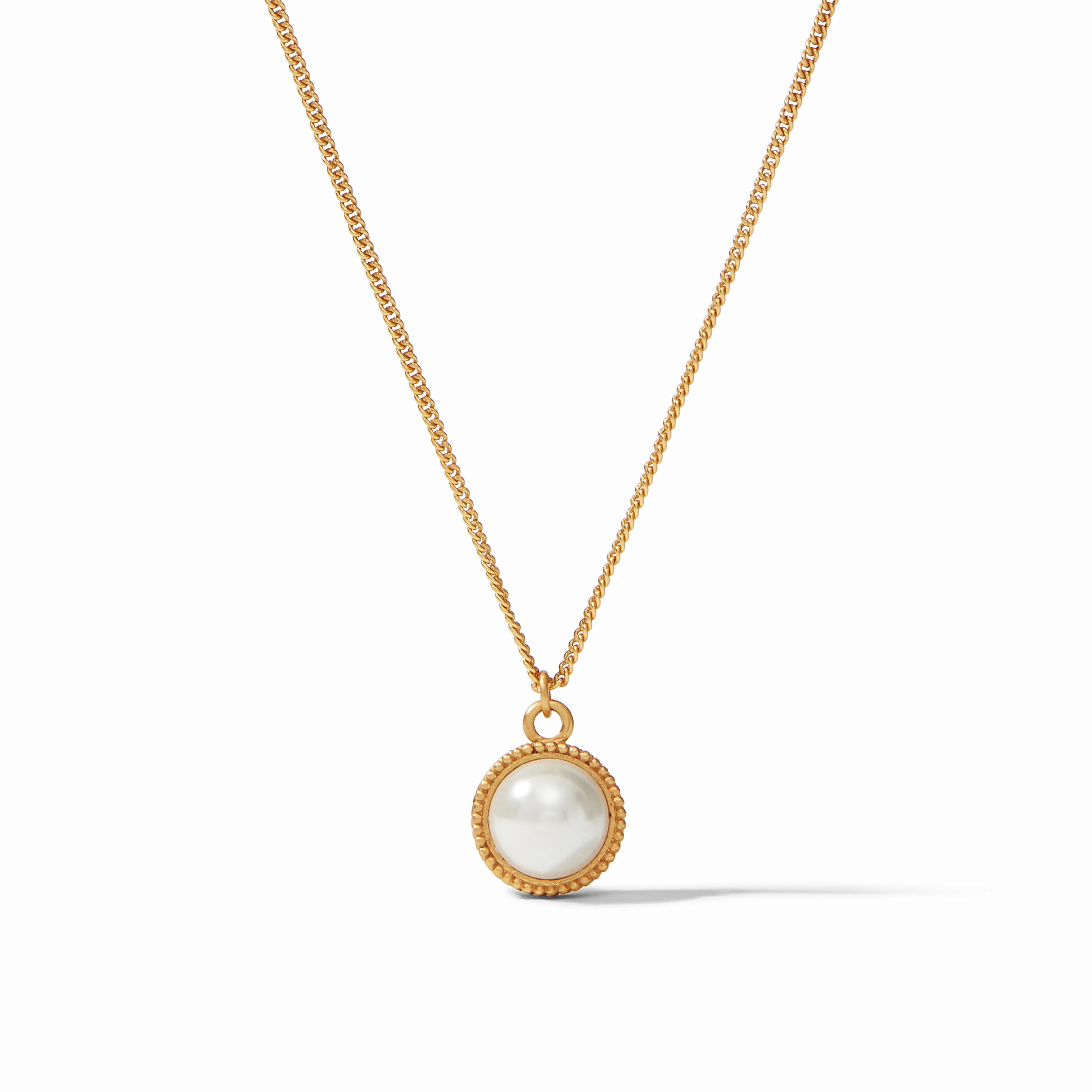 Julie Vos: Fleur-de-Lis Solitaire Necklace - Obsession Boutique