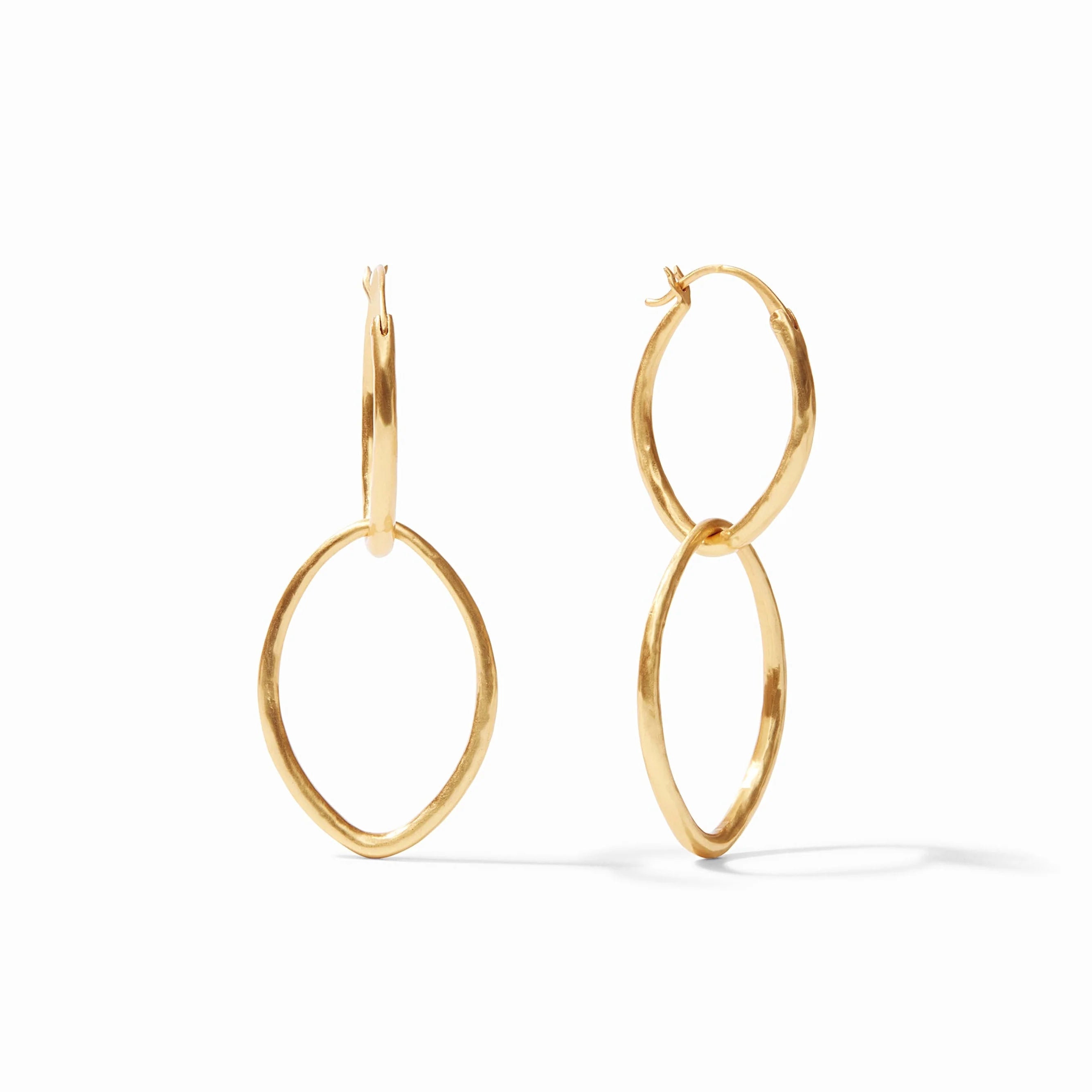 Julie Vos: Fleur-de-Lis 2-in-1 Earring - Obsession Boutique