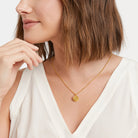 Julie Vos: Fleur-de-Lis Solitaire Necklace - Obsession Boutique