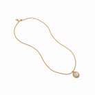 Julie Vos: Fleur-de-Lis Solitaire Necklace - Obsession Boutique