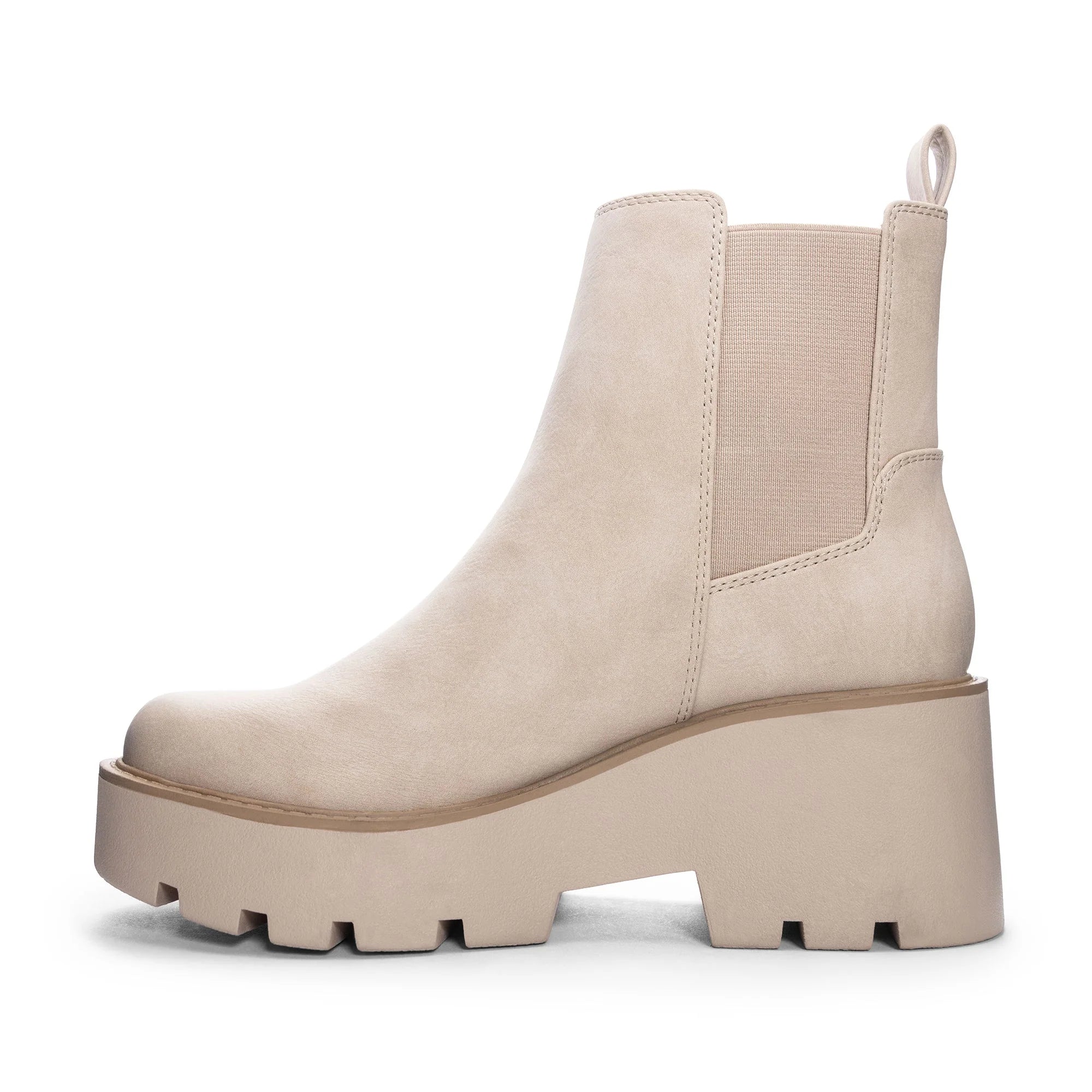 Dirty Laundry: Rabbit Casual Booties - Taupe - Obsession Boutique