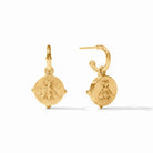 Julie Vos: Honeybee Hoop & Charm Earring - Obsession Boutique