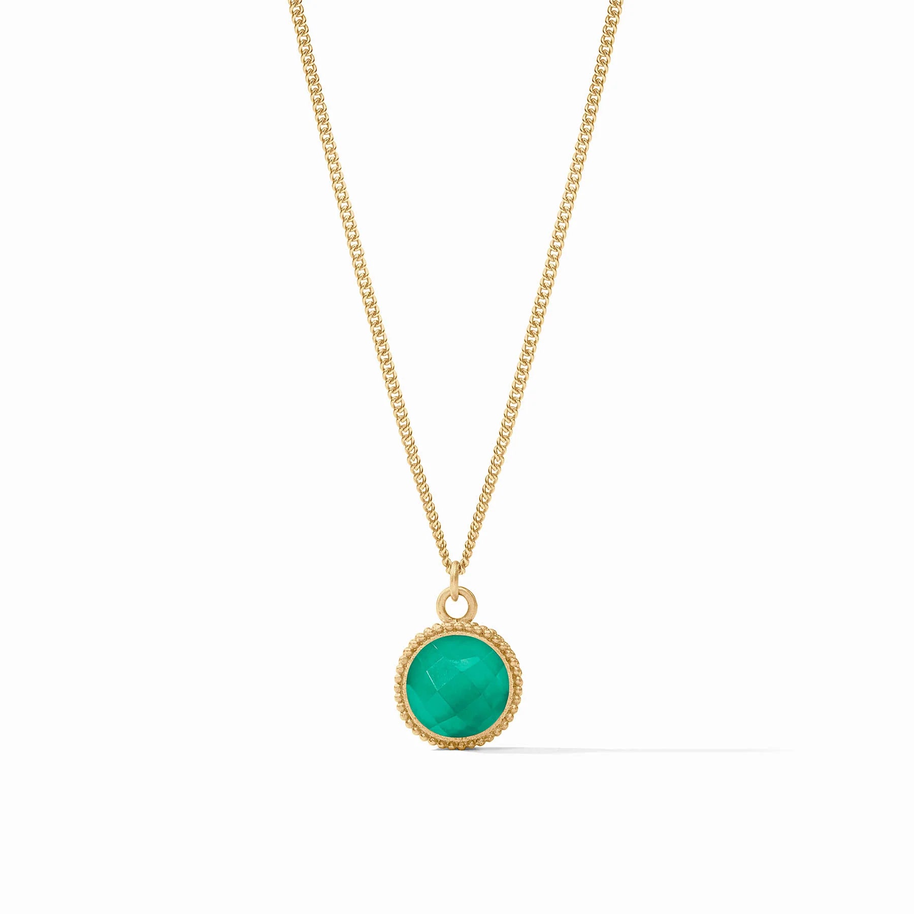 Julie Vos: Fleur-de-Lis Solitaire Necklace - Obsession Boutique
