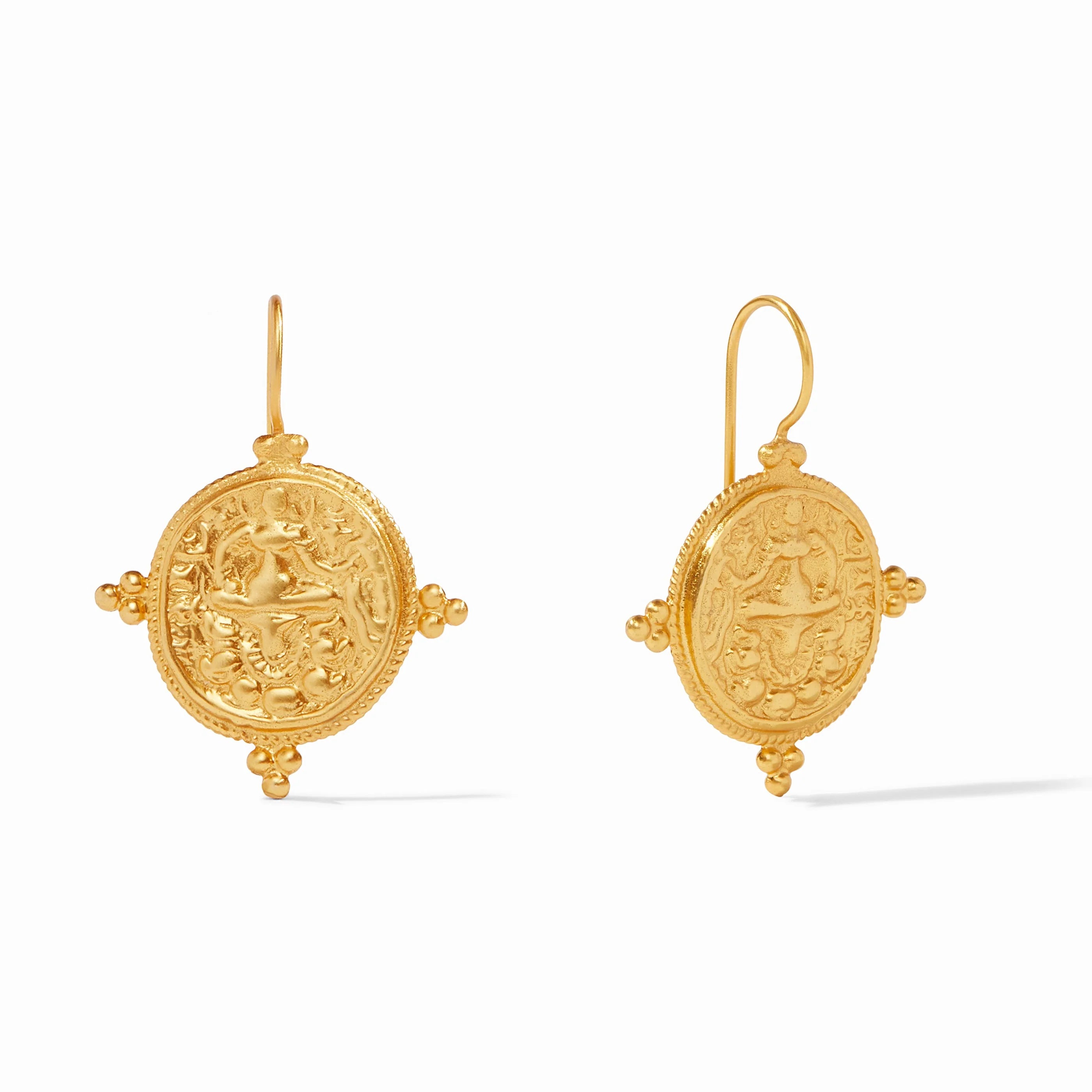 Julie Vos: Quatro Coin Earring - Obsession Boutique