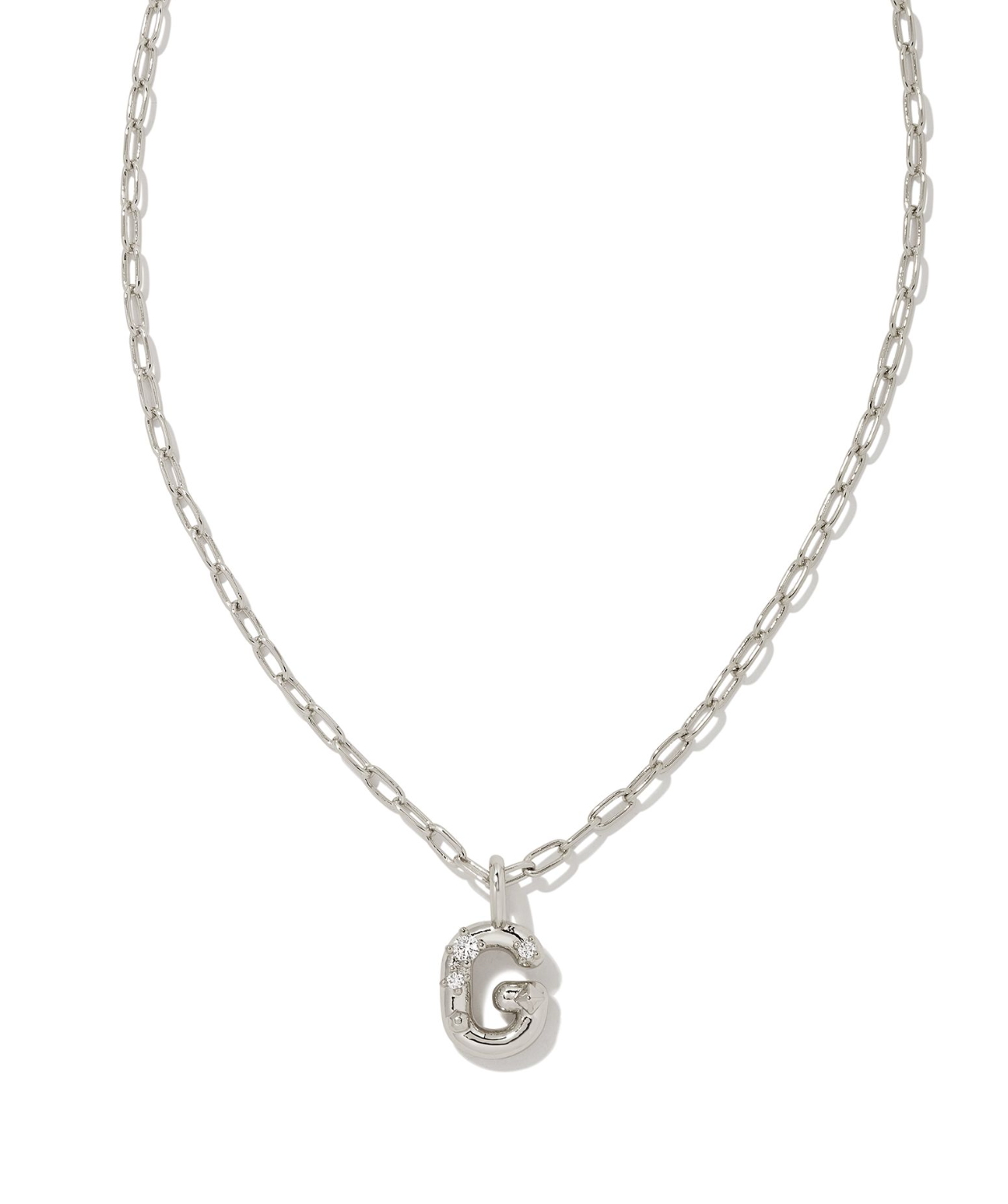 Kendra Scott: Crystal Letter Pendant Necklace - Obsession Boutique